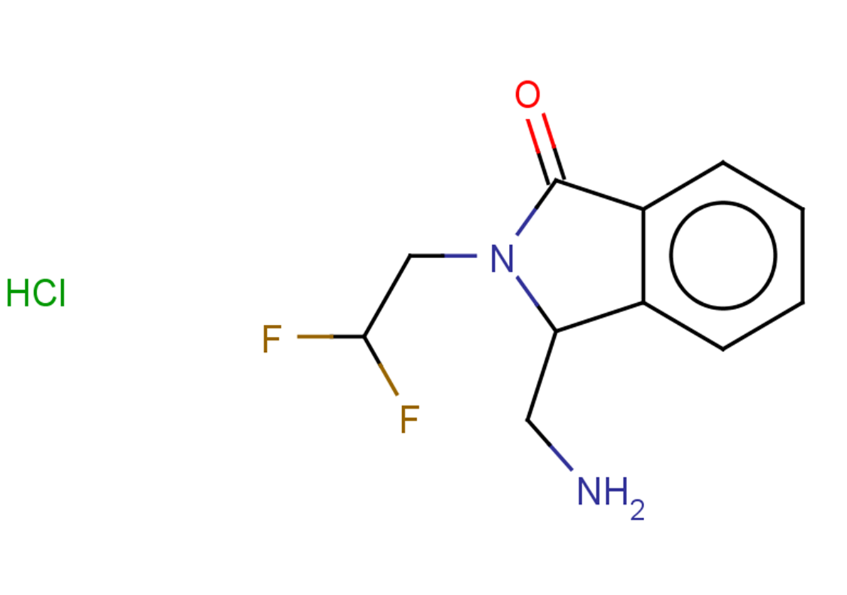 3-(aminomethyl)-2-(2,2-difluoroethyl)-2,3-dihydro-1H-isoindol-1-one hydrochloride