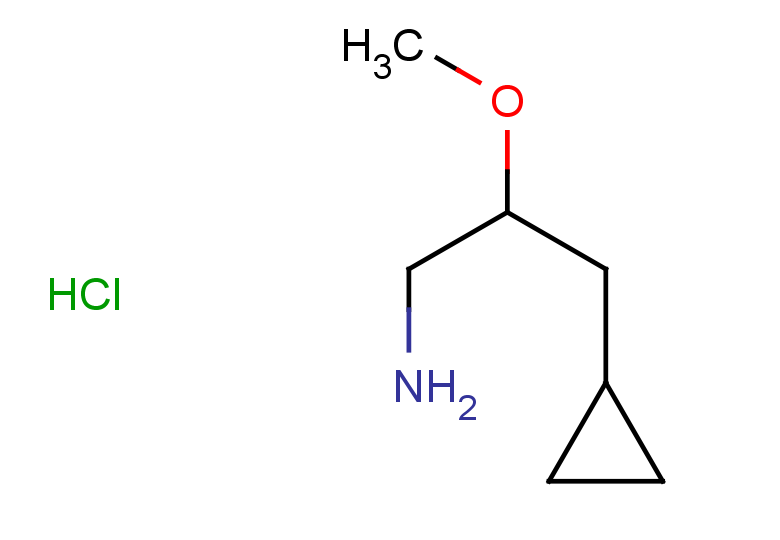 3-cyclopropyl-2-methoxypropan-1-amine hydrochloride