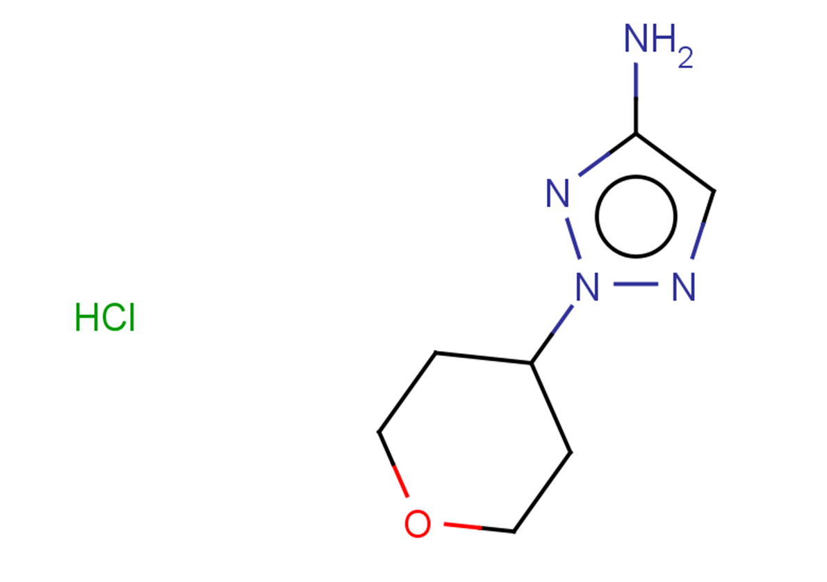 2-(oxan-4-yl)-2H-1,2,3-triazol-4-amine hydrochloride