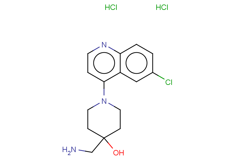 4-(aminomethyl)-1-(6-chloroquinolin-4-yl)piperidin-4-ol dihydrochloride