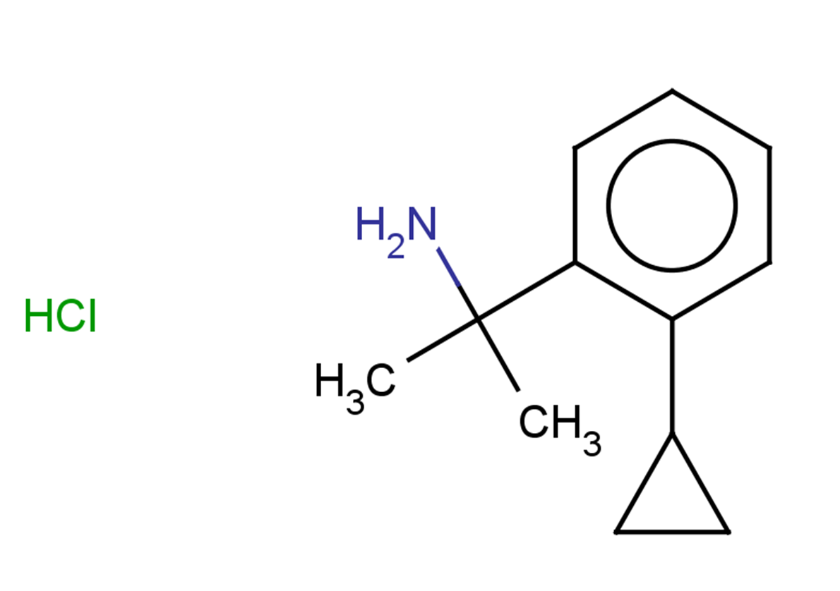 2-(2-cyclopropylphenyl)propan-2-amine hydrochloride