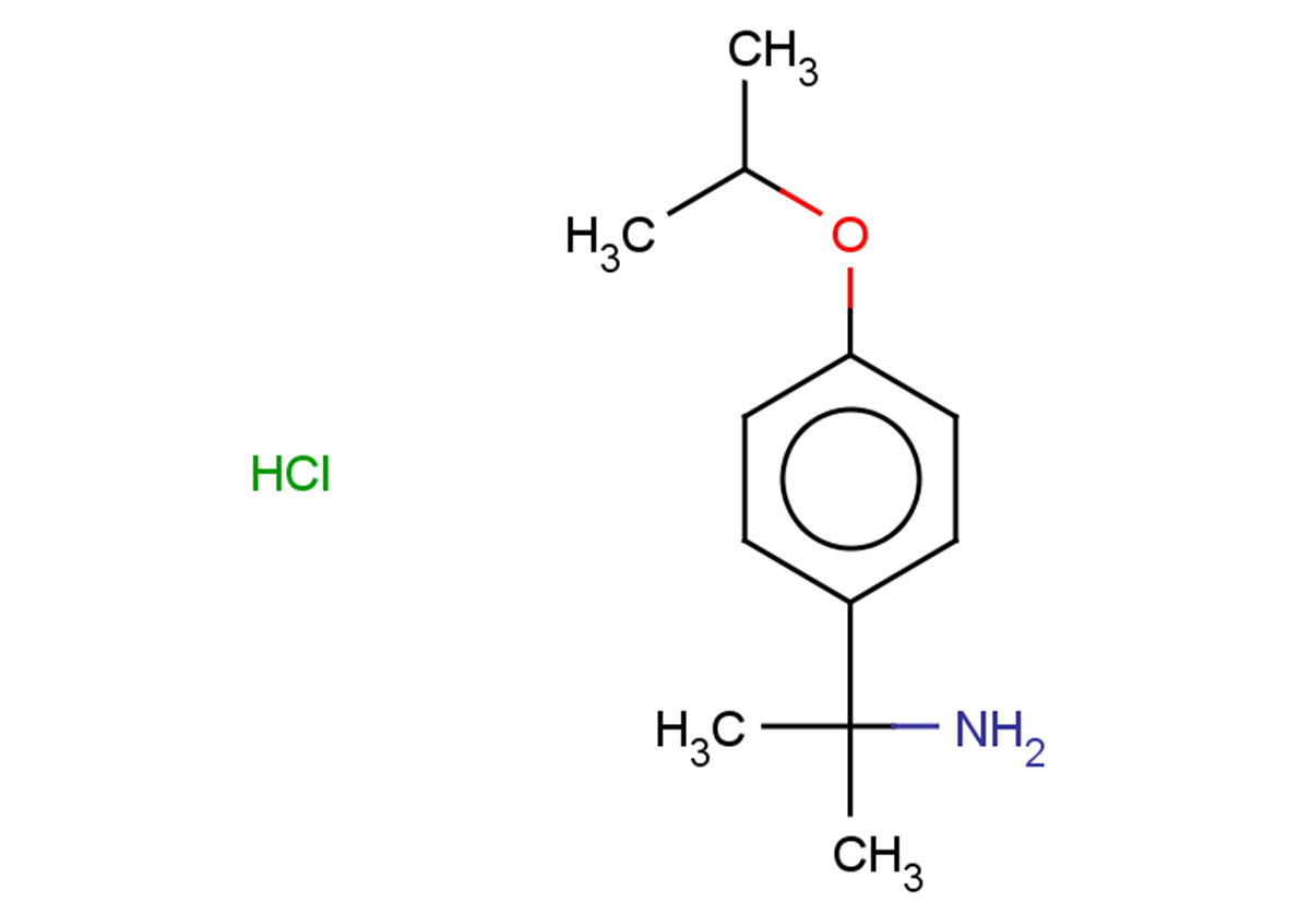 2-[4-(propan-2-yloxy)phenyl]propan-2-amine hydrochloride