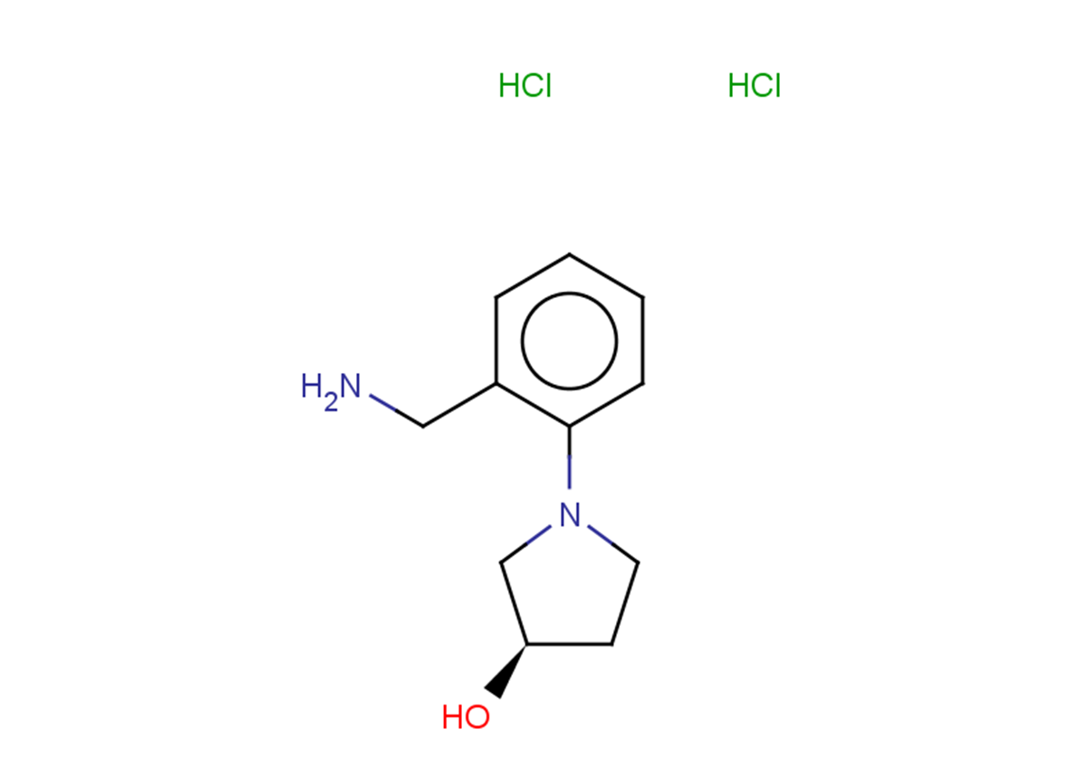 (3R)-1-[2-(aminomethyl)phenyl]pyrrolidin-3-ol dihydrochloride
