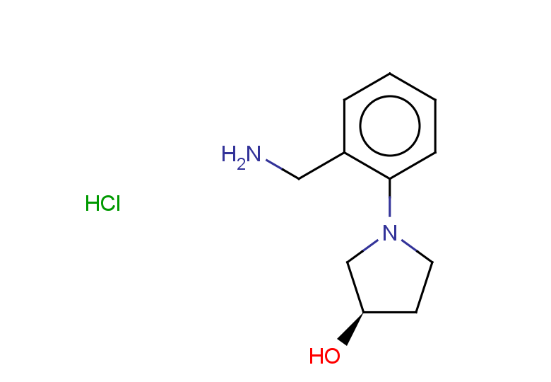 (3R)-1-[2-(aminomethyl)phenyl]pyrrolidin-3-ol hydrochloride