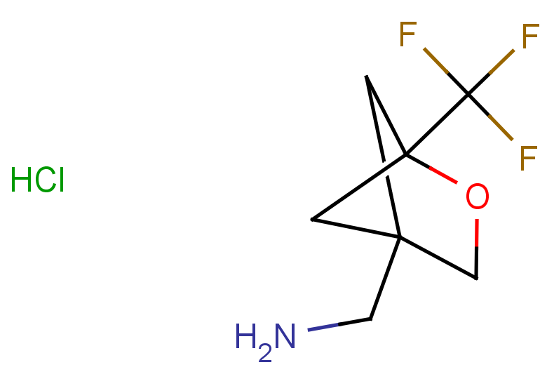 1-[1-(trifluoromethyl)-2-oxabicyclo[2.1.1]hexan-4-yl]methanamine hydrochloride