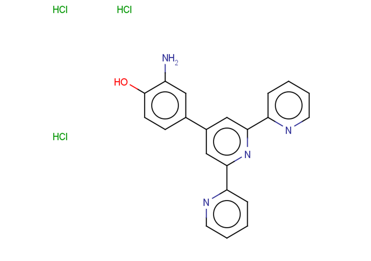 2-amino-4-[6-(pyridin-2-yl)-[2,2'-bipyridin]-4-yl]phenol trihydrochloride