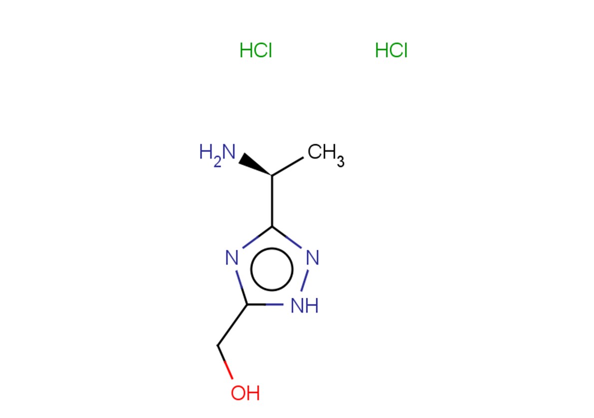 {3-[(1S)-1-aminoethyl]-1H-1,2,4-triazol-5-yl}methanol dihydrochloride