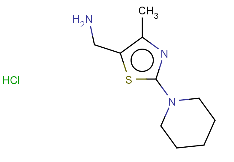 1-[4-methyl-2-(piperidin-1-yl)-1,3-thiazol-5-yl]methanamine hydrochloride