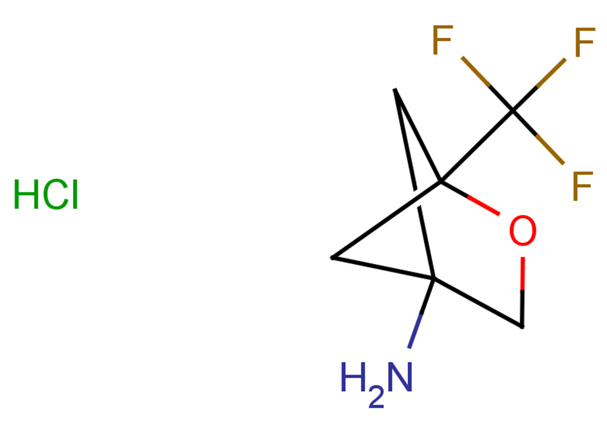 1-(trifluoromethyl)-2-oxabicyclo[2.1.1]hexan-4-amine hydrochloride