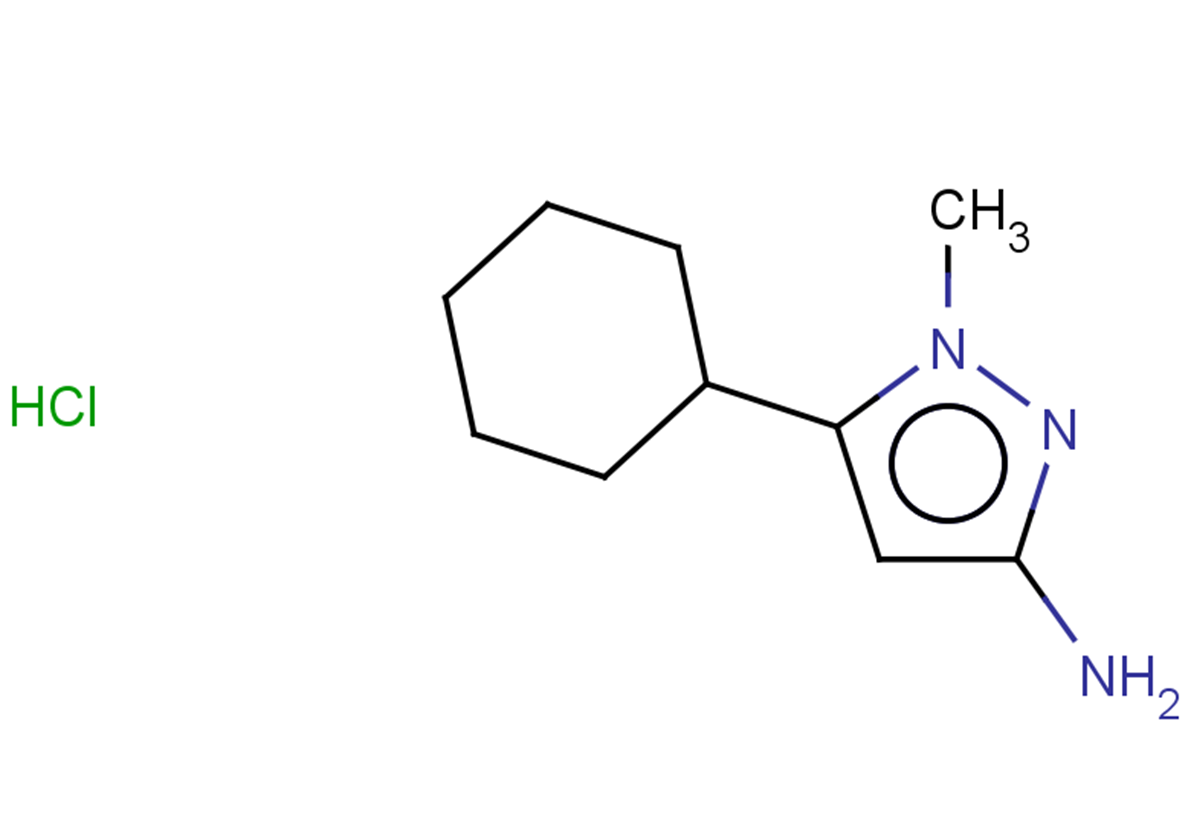5-cyclohexyl-1-methyl-1H-pyrazol-3-amine hydrochloride