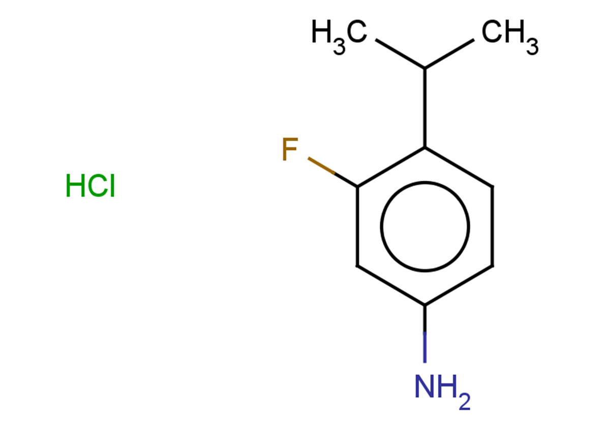 3-fluoro-4-(propan-2-yl)aniline hydrochloride