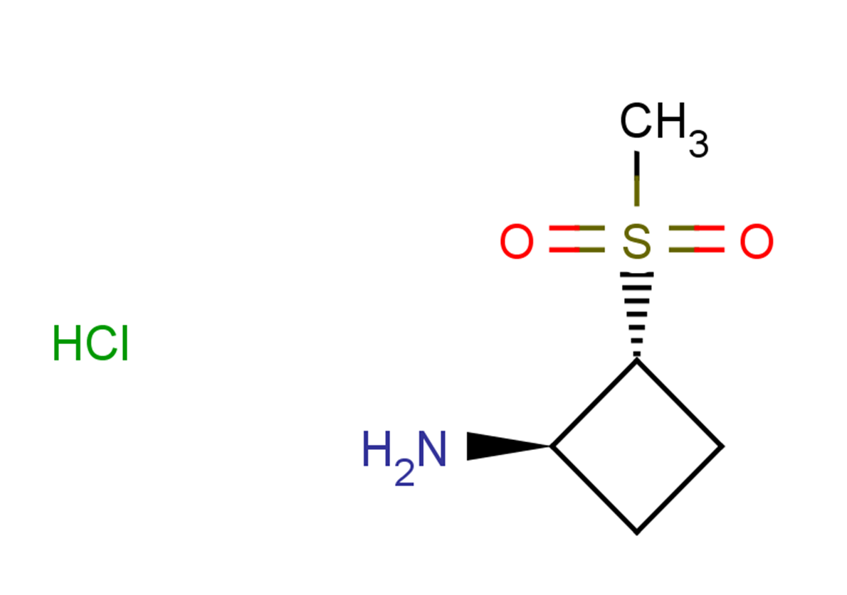 rac-(1R,2R)-2-methanesulfonylcyclobutan-1-amine hydrochloride, trans