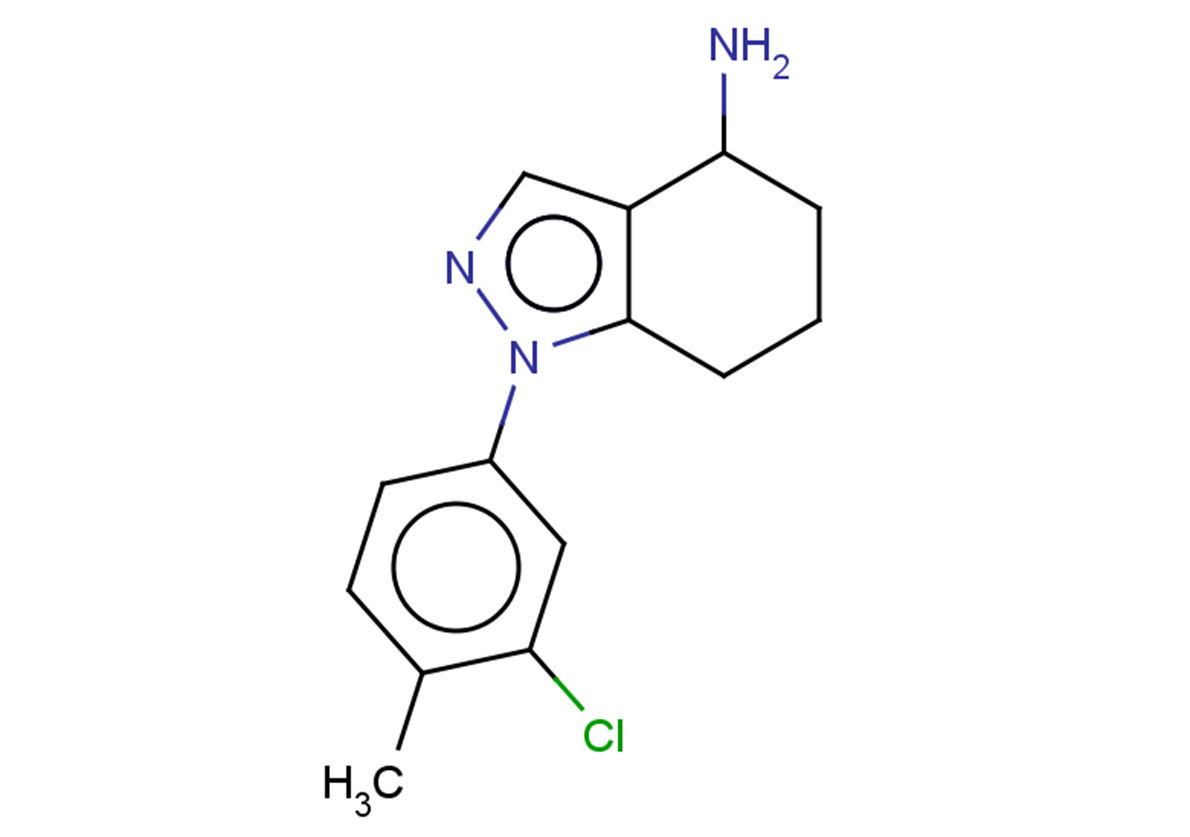 1-(3-chloro-4-methylphenyl)-4,5,6,7-tetrahydro-1H-indazol-4-amine