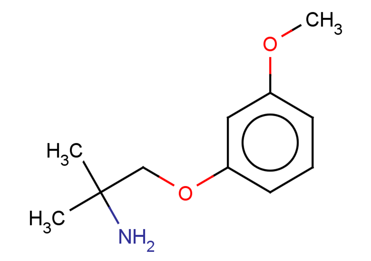 1-(3-methoxyphenoxy)-2-methylpropan-2-amine