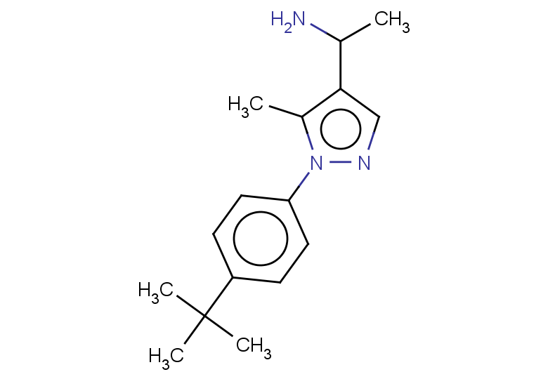 1-[1-(4-tert-butylphenyl)-5-methyl-1H-pyrazol-4-yl]ethan-1-amine