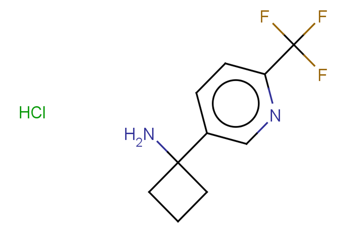 1-[6-(trifluoromethyl)pyridin-3-yl]cyclobutan-1-amine hydrochloride