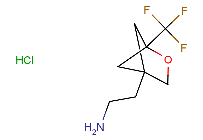 2-[1-(trifluoromethyl)-2-oxabicyclo[2.1.1]hexan-4-yl]ethan-1-amine hydrochloride