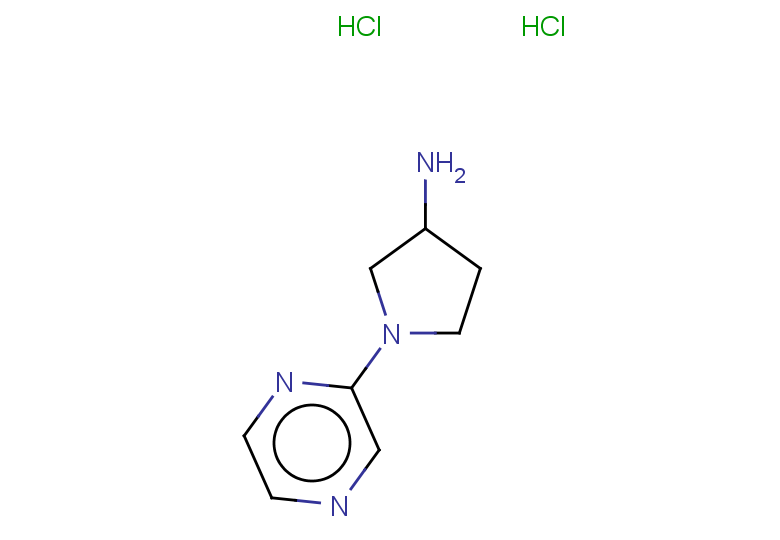 1-(pyrazin-2-yl)pyrrolidin-3-amine dihydrochloride