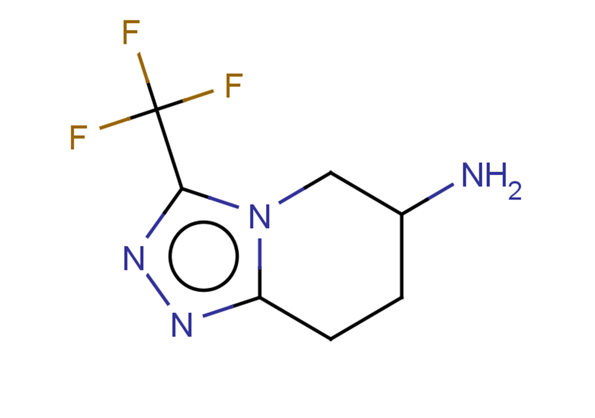 3-(trifluoromethyl)-5H,6H,7H,8H-[1,2,4]triazolo[4,3-a]pyridin-6-amine