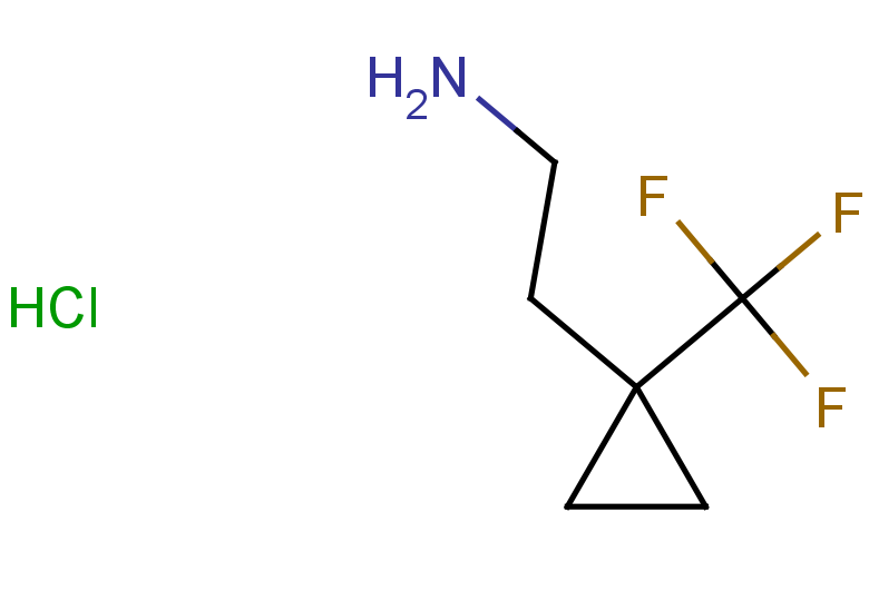 2-[1-(trifluoromethyl)cyclopropyl]ethan-1-amine hydrochloride