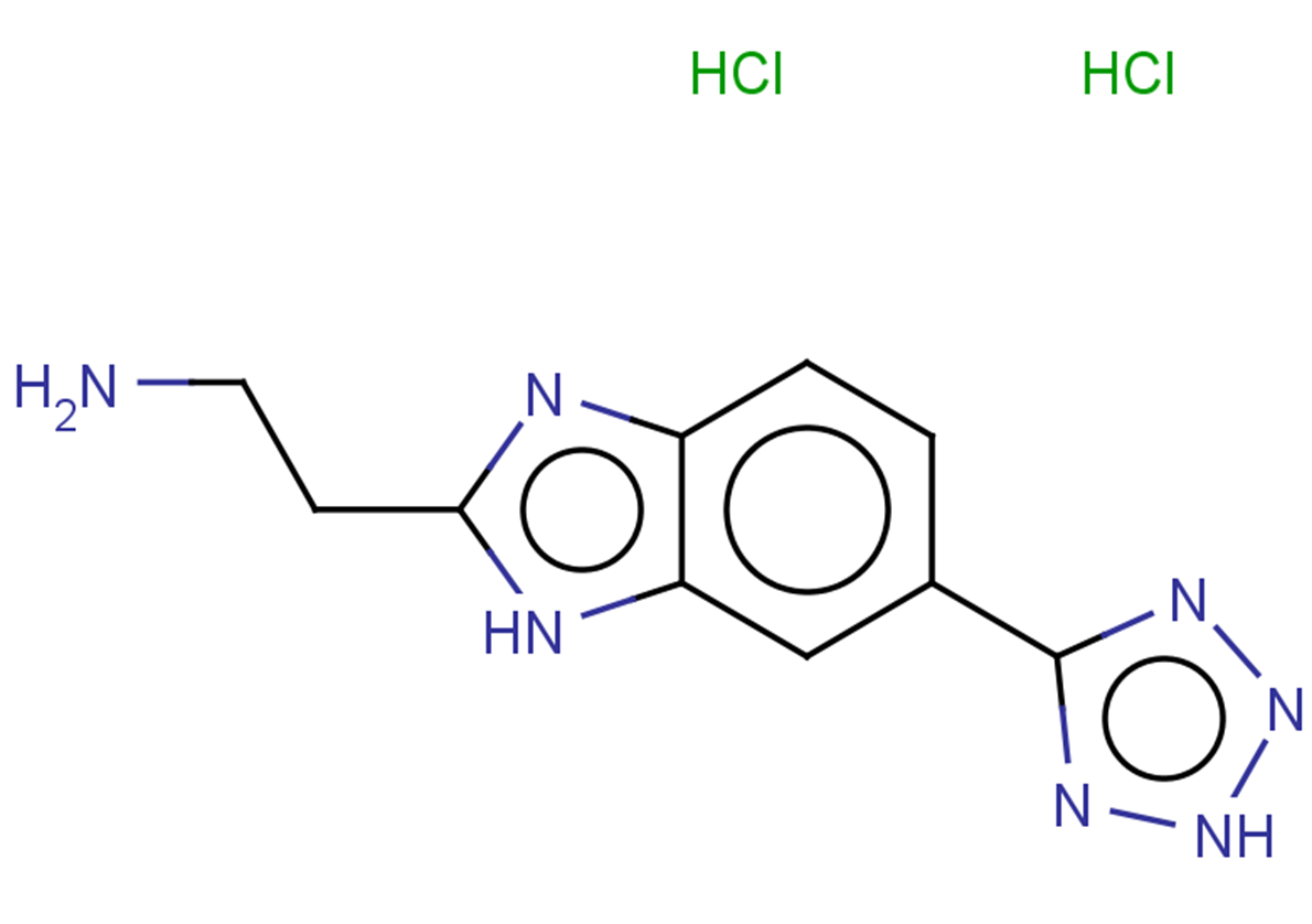 2-[6-(2H-1,2,3,4-tetrazol-5-yl)-1H-1,3-benzodiazol-2-yl]ethan-1-amine dihydrochloride