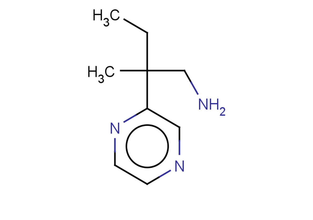 2-methyl-2-(pyrazin-2-yl)butan-1-amine