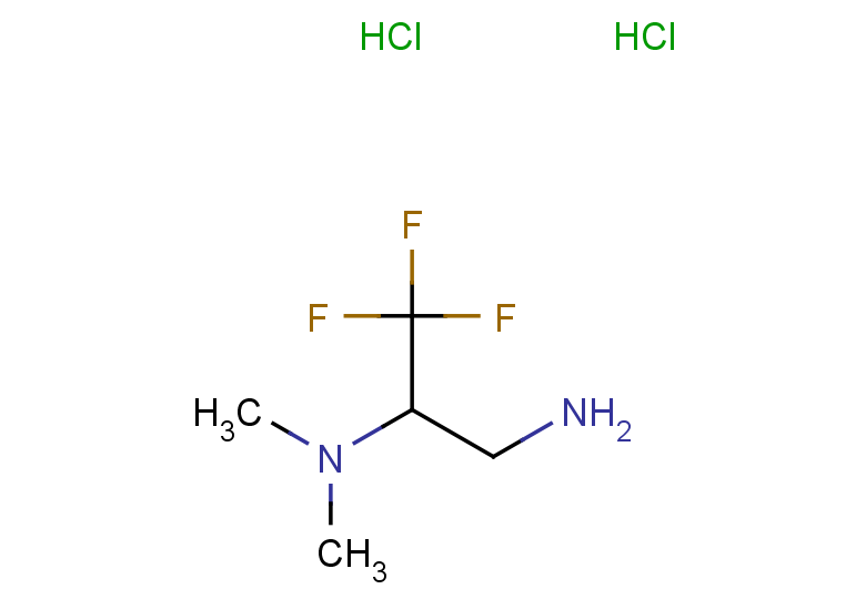 (3-amino-1,1,1-trifluoropropan-2-yl)dimethylamine dihydrochloride