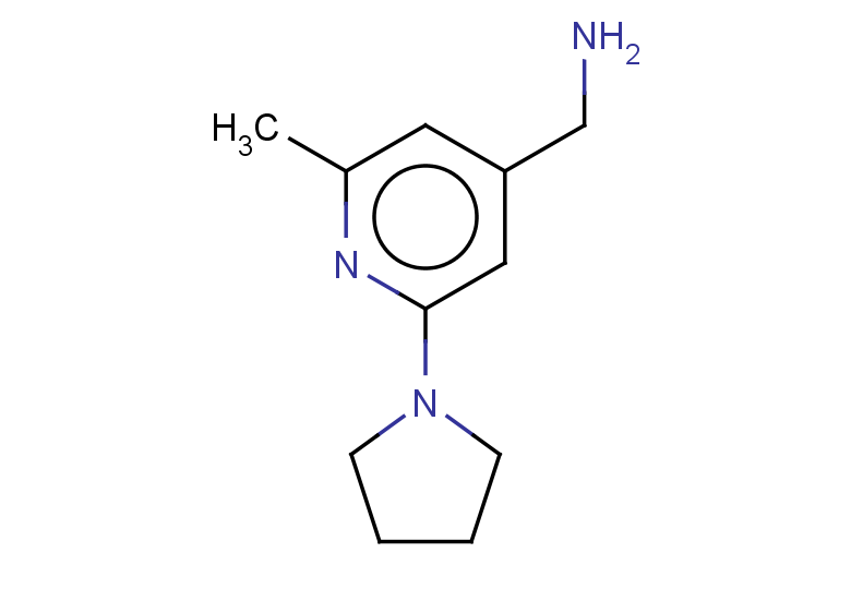 [2-methyl-6-(pyrrolidin-1-yl)pyridin-4-yl]methanamine