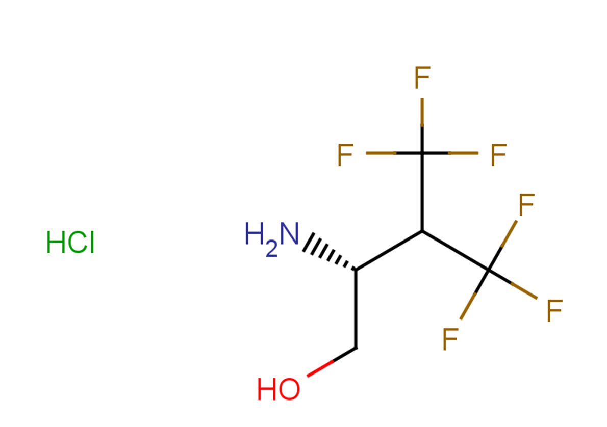 (2R)-2-amino-4,4,4-trifluoro-3-(trifluoromethyl)butan-1-ol hydrochloride