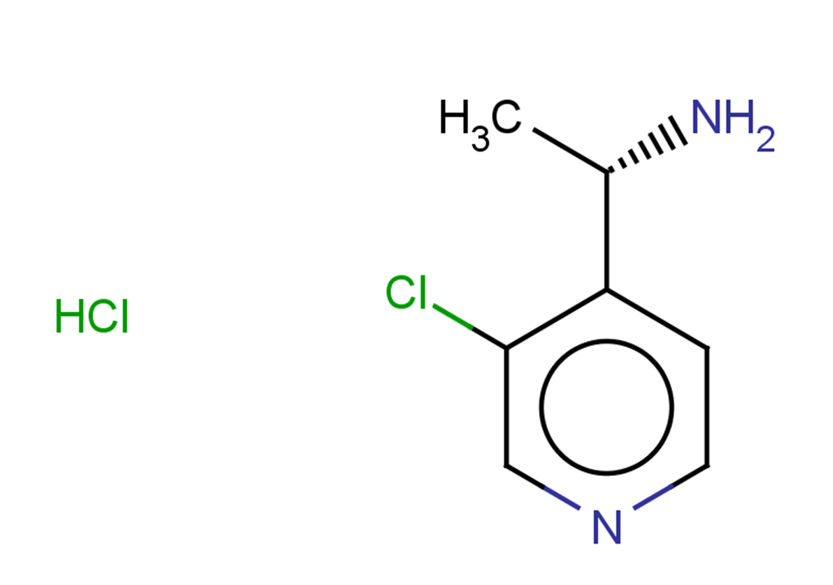 (1S)-1-(3-chloropyridin-4-yl)ethan-1-amine hydrochloride