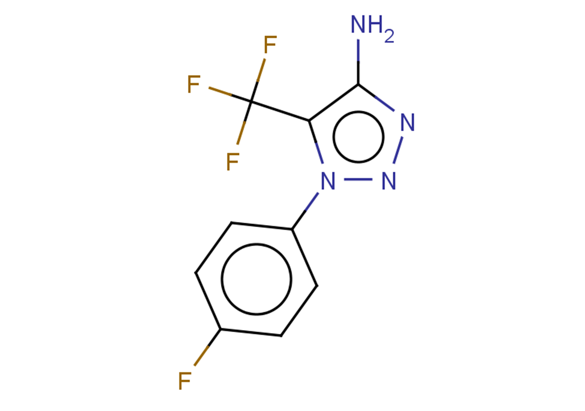 1-(4-fluorophenyl)-5-(trifluoromethyl)-1H-1,2,3-triazol-4-amine