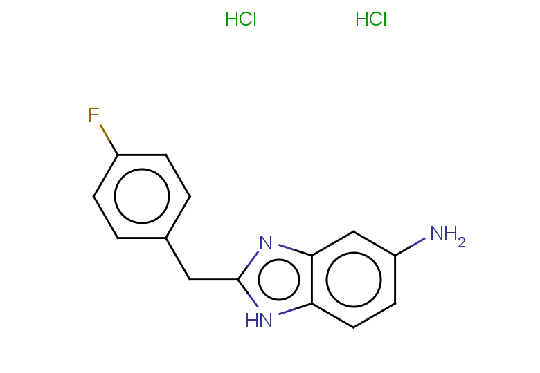 2-[(4-fluorophenyl)methyl]-1H-1,3-benzodiazol-5-amine dihydrochloride
