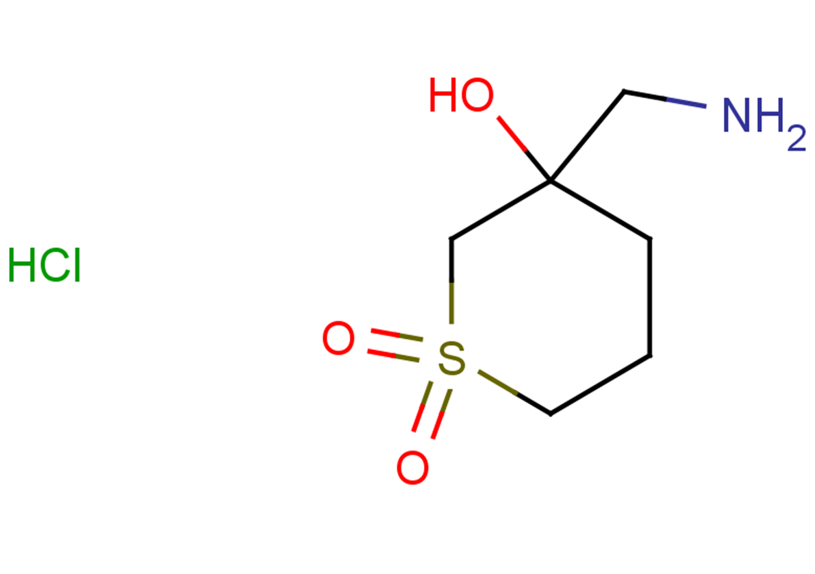 3-(aminomethyl)-3-hydroxy-1lambda6-thiane-1,1-dione hydrochloride