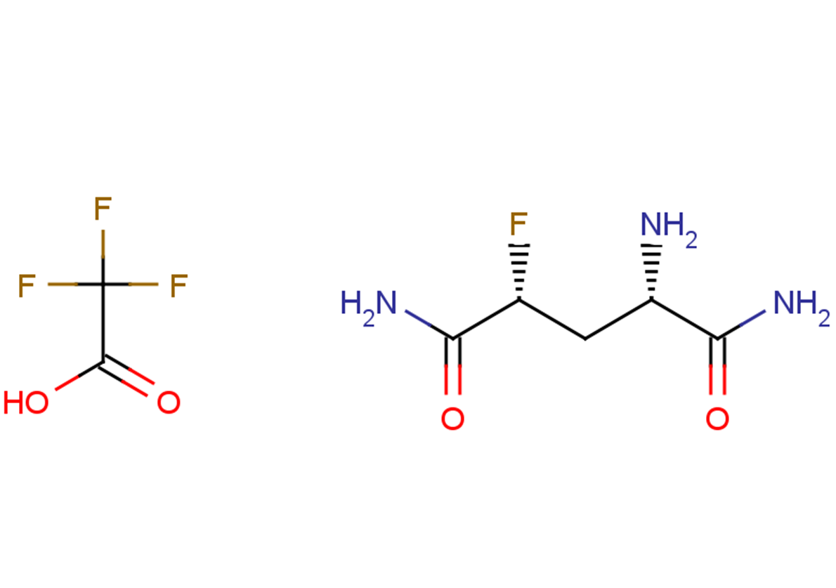 (2S,4R)-2-amino-4-fluoropentanediamide, trifluoroacetic acid