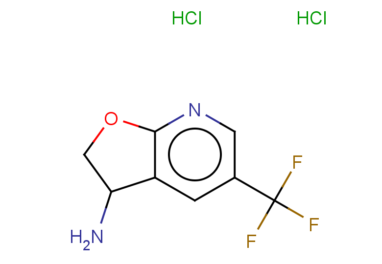 5-(trifluoromethyl)-2H,3H-furo[2,3-b]pyridin-3-amine dihydrochloride