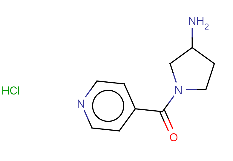 1-(pyridine-4-carbonyl)pyrrolidin-3-amine hydrochloride