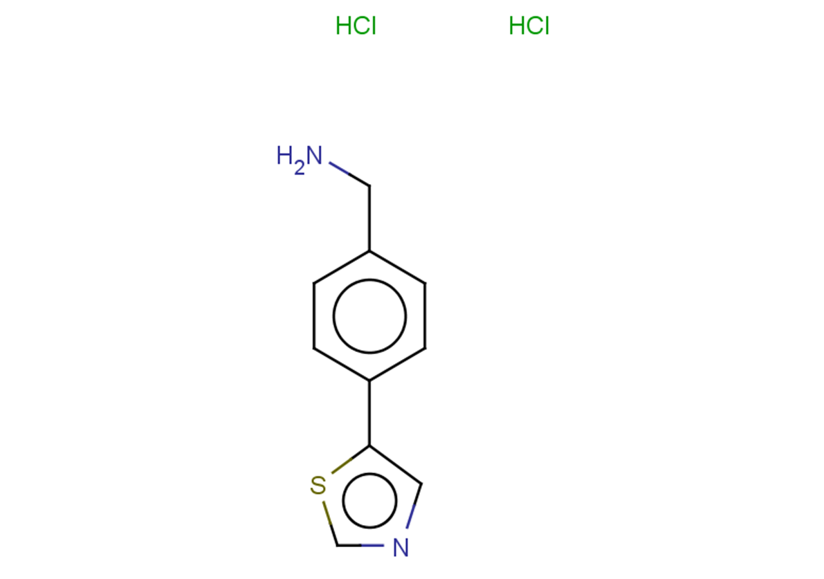 1-[4-(1,3-thiazol-5-yl)phenyl]methanamine dihydrochloride