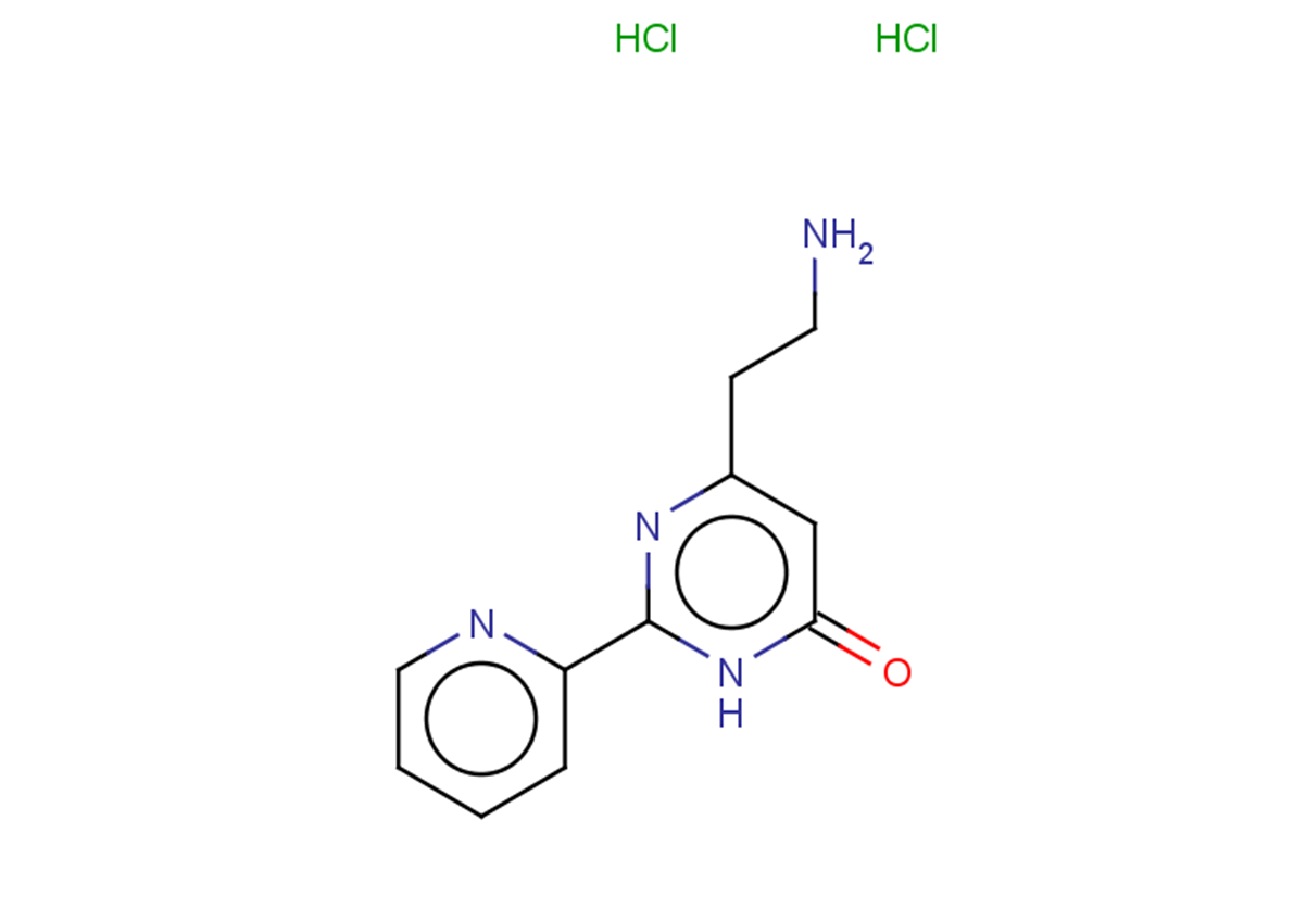 6-(2-aminoethyl)-2-(pyridin-2-yl)-3,4-dihydropyrimidin-4-one dihydrochloride