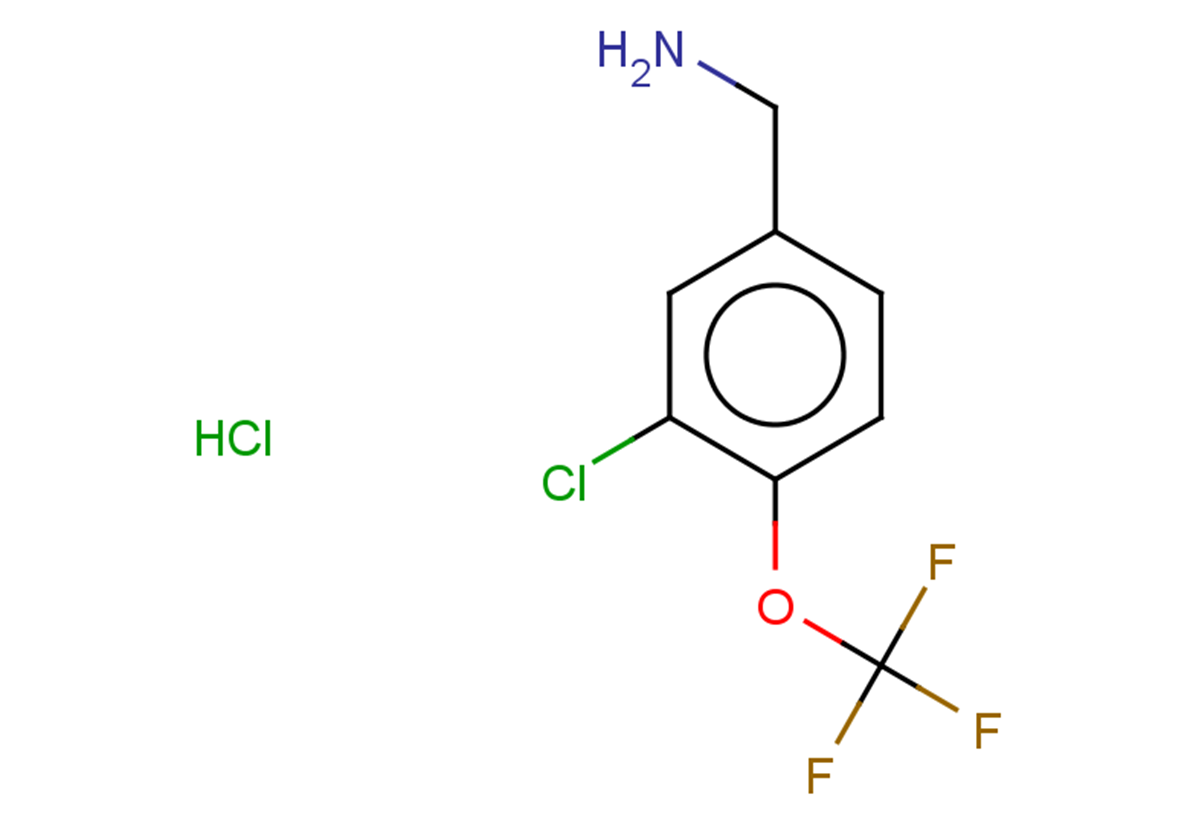 1-[3-chloro-4-(trifluoromethoxy)phenyl]methanamine hydrochloride