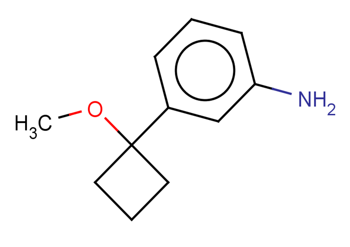 3-(1-methoxycyclobutyl)aniline