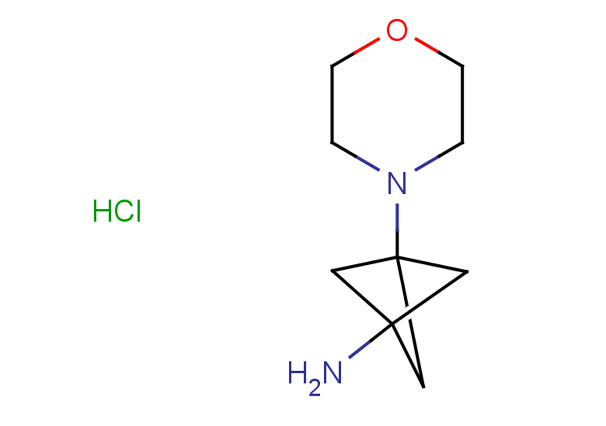 3-(morpholin-4-yl)bicyclo[1.1.1]pentan-1-amine hydrochloride