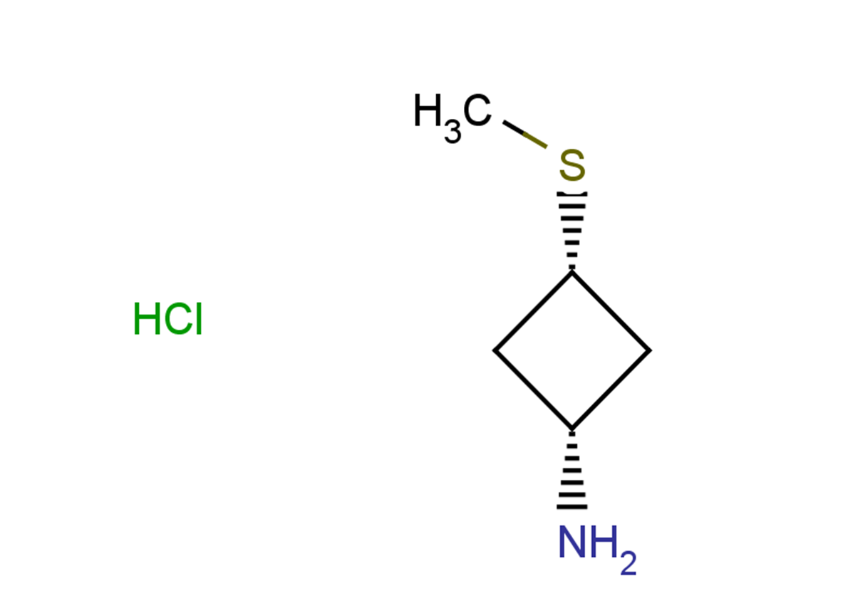 (1s,3s)-3-(methylsulfanyl)cyclobutan-1-amine hydrochloride, cis
