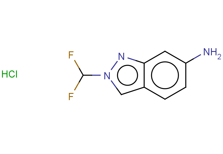 2-(difluoromethyl)-2H-indazol-6-amine hydrochloride