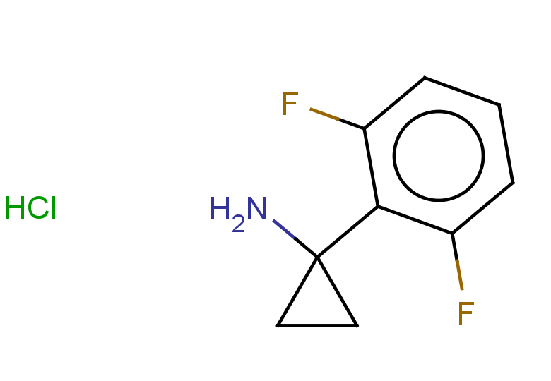 1-(2,6-difluorophenyl)cyclopropan-1-amine hydrochloride