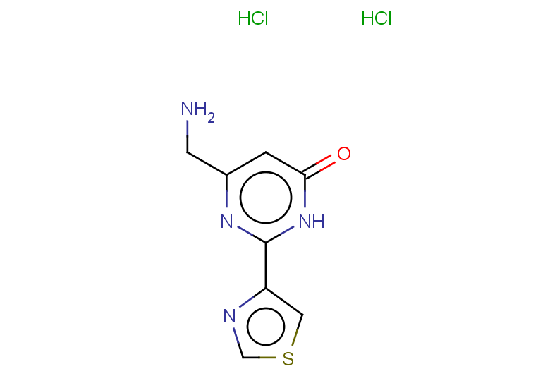 6-(aminomethyl)-2-(1,3-thiazol-4-yl)-3,4-dihydropyrimidin-4-one dihydrochloride