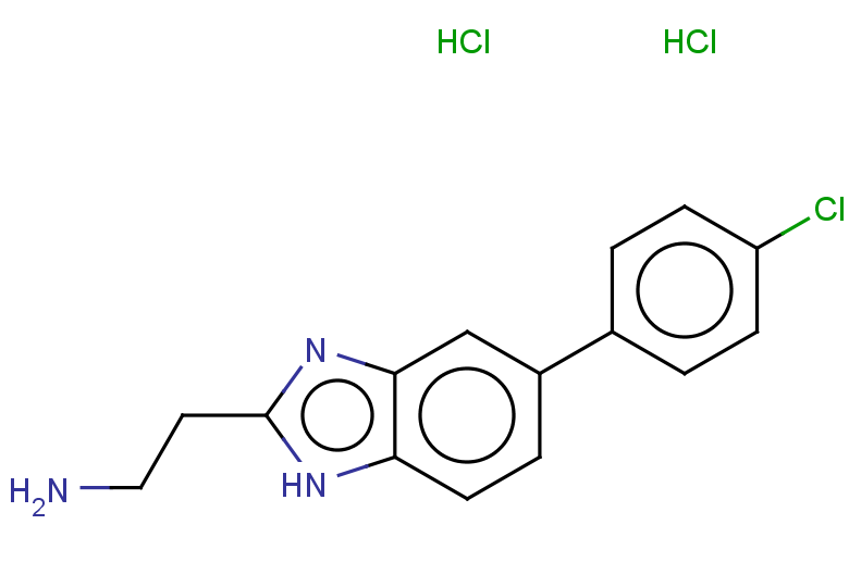 2-[5-(4-chlorophenyl)-1H-1,3-benzodiazol-2-yl]ethan-1-amine dihydrochloride