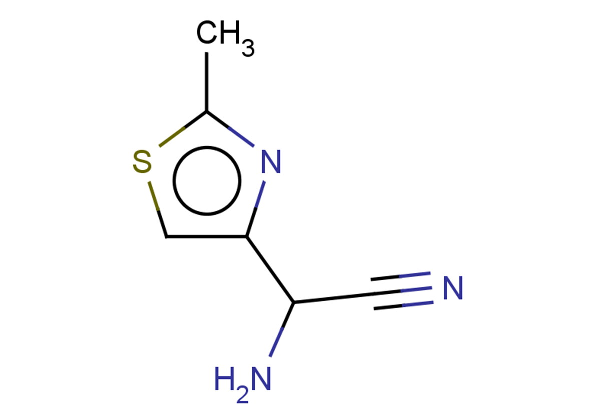 2-amino-2-(2-methyl-1,3-thiazol-4-yl)acetonitrile