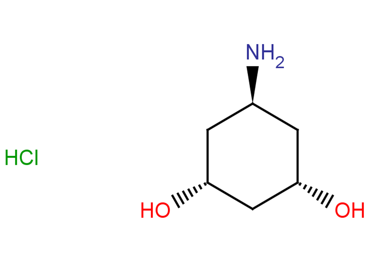 (1R,3S,5s)-5-aminocyclohexane-1,3-diol hydrochloride