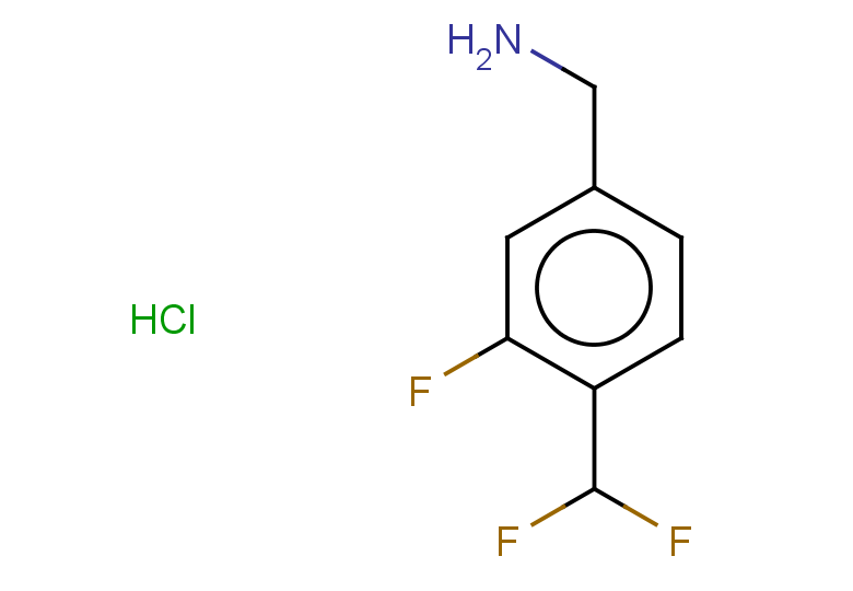1-[4-(difluoromethyl)-3-fluorophenyl]methanamine hydrochloride