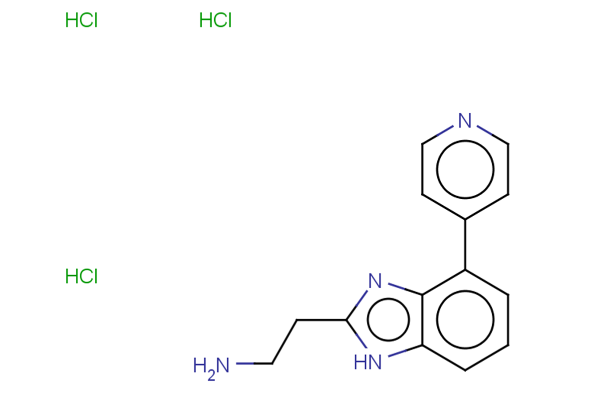2-[4-(pyridin-4-yl)-1H-1,3-benzodiazol-2-yl]ethan-1-amine trihydrochloride